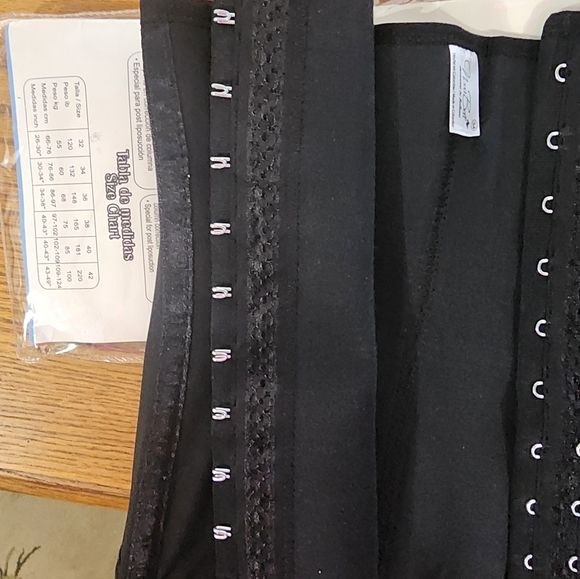 NEW NOVAbell Waist Trainer - 3 rows of hooks, Latex, 11-Hooks Bust to Hips - Picture 13 of 16